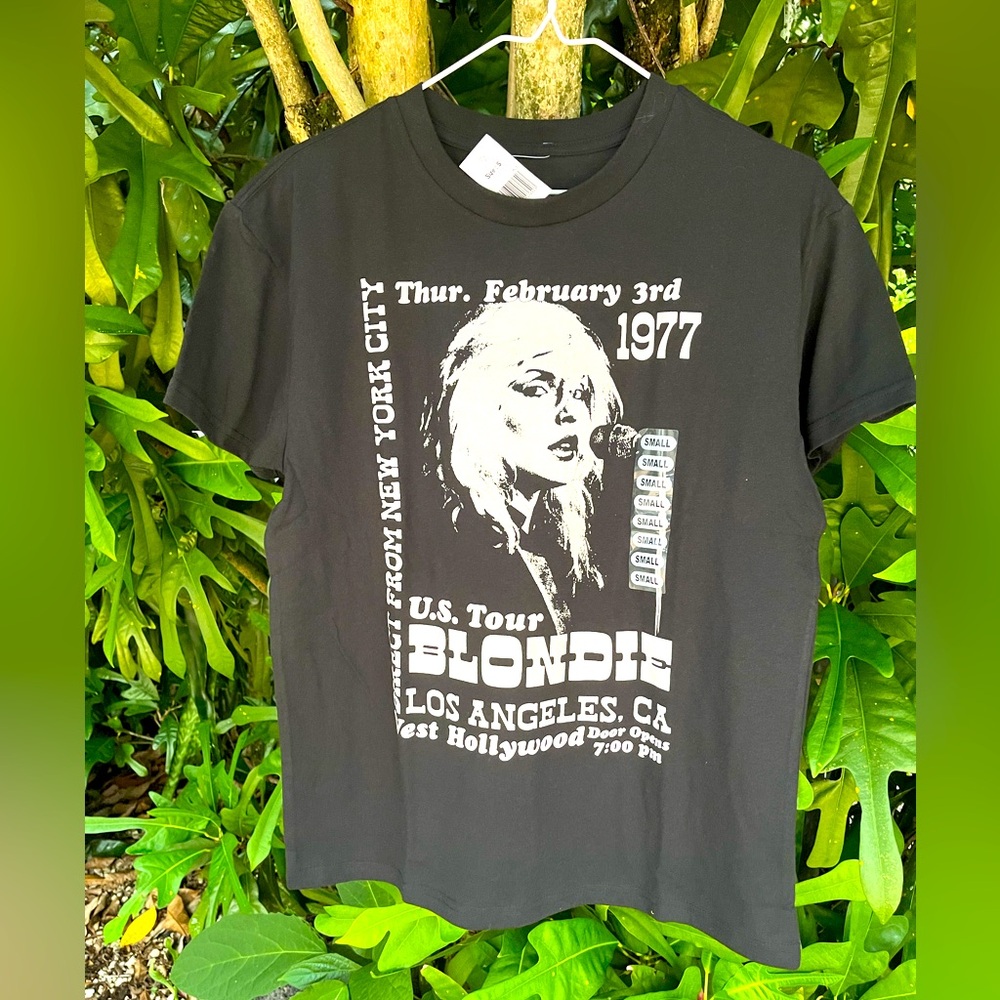 Retro Style Blondie Concert TShirt